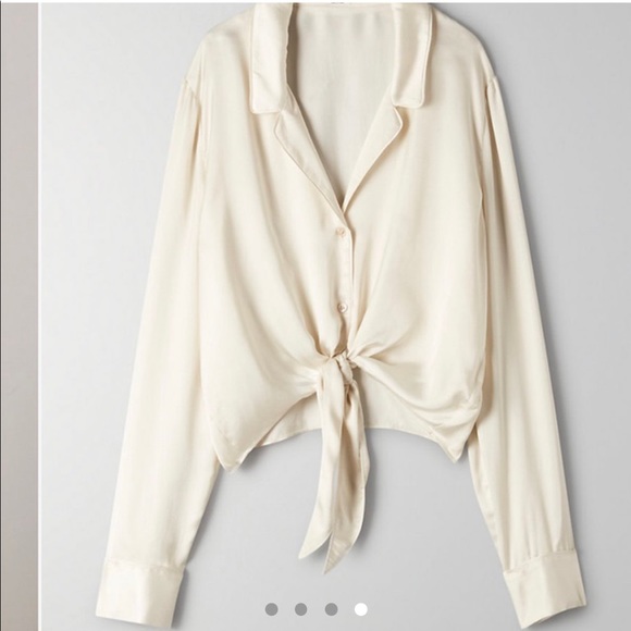 Wilfred silk tie blouse - Picture 4 of 4